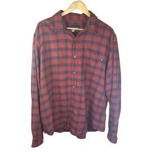 Marmot Mens XL Plaid Flannel Long Sleeve Button Down Outdoor Shirt Hiking Camp
